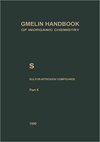 okumak S Sulfur-Nitrogen Compounds: Compounds with Sulfur of Oxidation Number IV (Gmelin Handbook of Inorganic and Organometallic Chemistry - 8th edition (S / S-N / 5))
