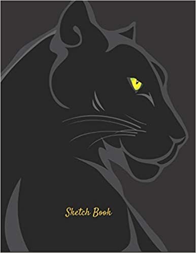 Sketch Book: Black Panther Themed Personalized Artist Sketchbook For Drawing and Creative Doodling