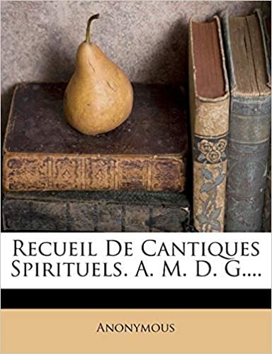 okumak Recueil De Cantiques Spirituels. A. M. D. G....