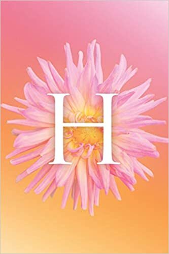 okumak H: Modern, stylish, decorative and simple floral capital letter monogram ruled notebook, pretty, cute and suitable for all: men, women, girls &amp; boys. ... learning. 100 lined pages 6 x 9 handy size.