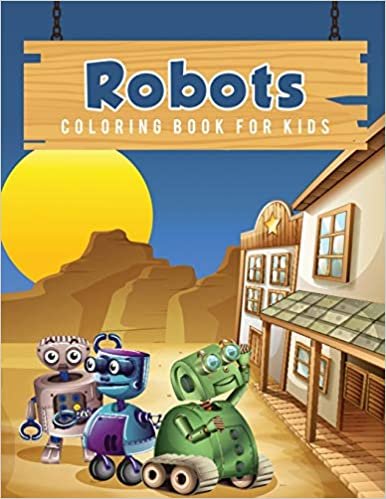okumak Robots Coloring Book for Kids