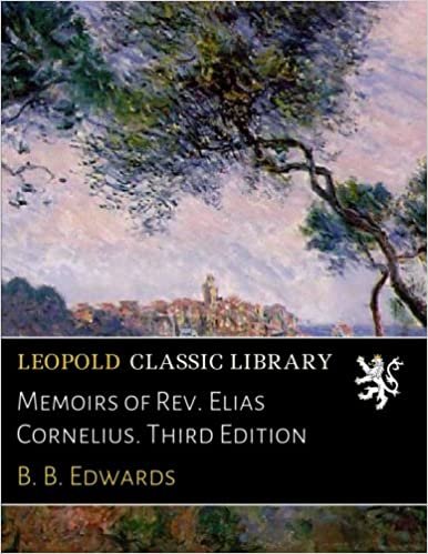 okumak Memoirs of Rev. Elias Cornelius. Third Edition
