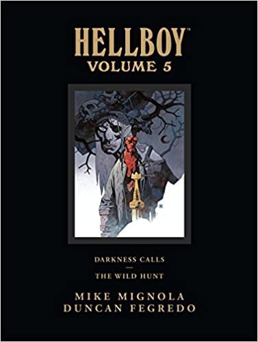 okumak Hellboy Library Edition Volume 5: Darkness Calls and The Wild Hunt (Hellboy (Dark Horse Library))