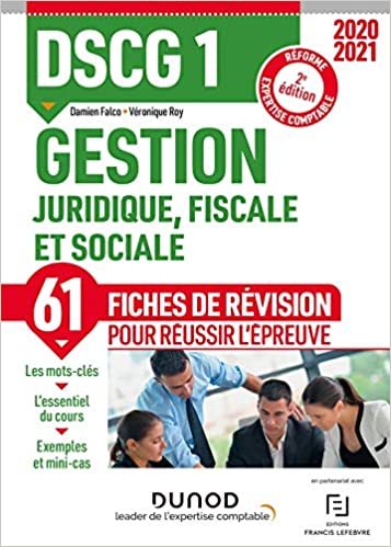 okumak DSCG 1 Gestion juridique, fiscale et sociale - Fiches de révision - 2020-2021: 2020-2021 (2020-2021) (DSCG 1 - Gestion juridique, fiscale et sociale - DSCG 1 (0))