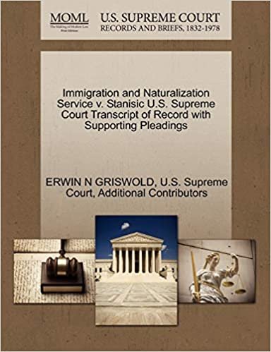 okumak Immigration and Naturalization Service v. Stanisic U.S. Supreme Court Transcript of Record with Supporting Pleadings