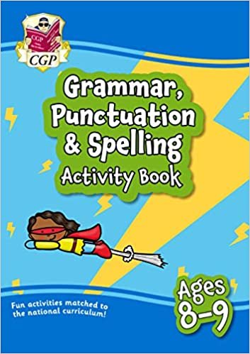 okumak New Grammar, Punctuation &amp; Spelling Home Learning Activity Book for Ages 8-9 (CGP Primary Fun Home Learning Activity Books)