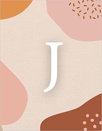 okumak J: Monogram Lined Journal | 120 Pages | Large 8.5 x 11 inches (Boho Chic Monogram Journals)