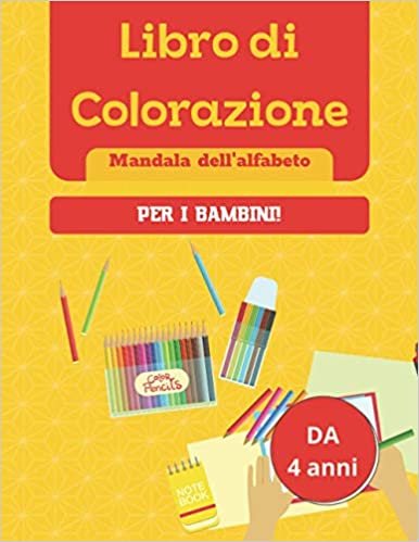okumak Libro di Colorazione - Mandala dell&#39;alfabeto per i bambini!: Libro da colorare per adulti e bambini | Mandala Alfabeto da colorare | Lettere di ... | Regalo ideale per gli amanti del disegno