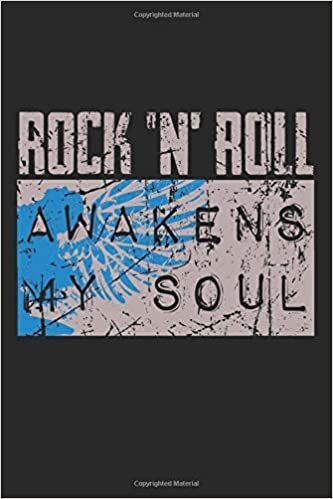 okumak Rock &#39;N&#39; Roll Awakens My Soul: A5 Notizbuch, 120 Seiten liniert, Rock &#39;N&#39; Roll Musik Hardrock Metal Seele Erwecken
