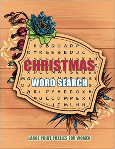 okumak Christmas Word Search Large Print Puzzles for Women: Word search puzzle book for adults and seniors. Perfect gift for Christmas. Exercise your brain and fill your heart with Christmas.