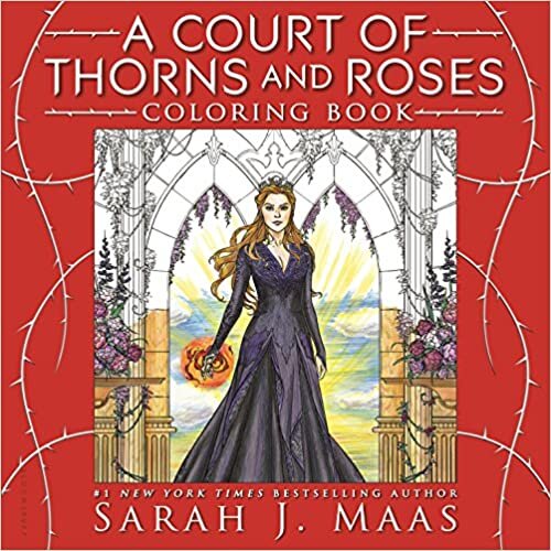 okumak A Court of Thorns and Roses Coloring Book: 7