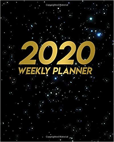 okumak 2020 Weekly Planner: Pretty Bright Stars Weekly Daily 2020 Organizer &amp; Calendar | Beautiful Galaxy Schedule Agenda with Inspirational Quotes, U.S. Holidays, To-Do’s, Notes &amp; Vision Boards