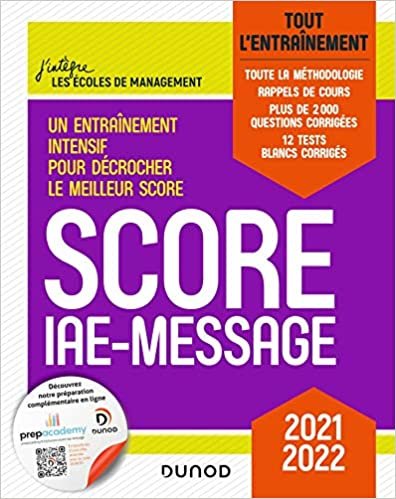 okumak Score IAE-Message - Tout l&#39;entraînement - 2021-2022: Tout l&#39;entraînement (2021-2022) (J&#39;intègre)