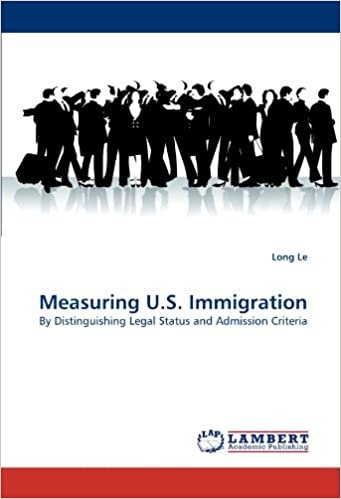 okumak Measuring U.S. Immigration: By Distinguishing Legal Status and Admission Criteria