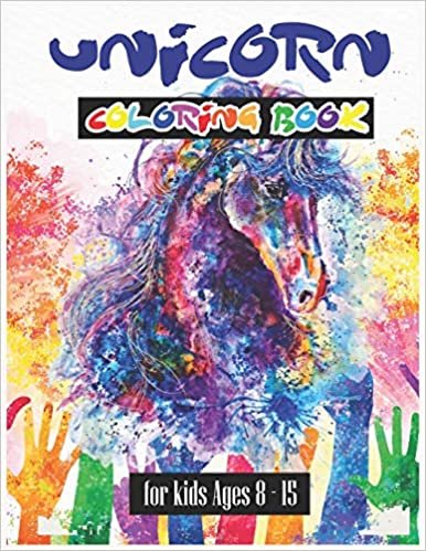 okumak Unicorn Coloring Book: For Kids Ages 8-15