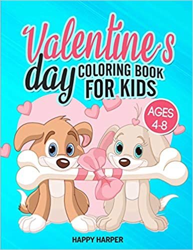 okumak Valentine&#39;s Day Coloring Book For Kids Ages 4-8: The Ultimate Valentine&#39;s Day Coloring Gift Book For Boys and Girls With 40 Unique and Cute Designs
