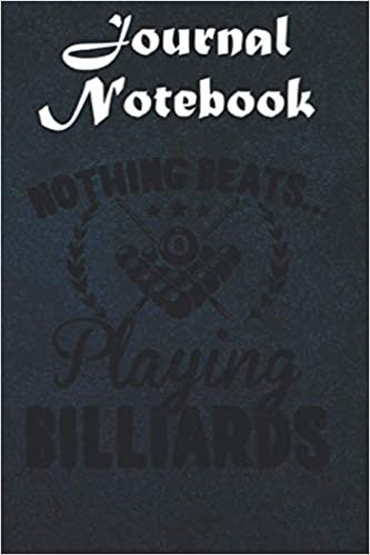 okumak Composition Notebook: Billiards - Playing Billiards s 6 in x 9 in x 100 Lined and Blank Pages for Notes, To Do Lists, Notepad, Journal Gift for your beloveds