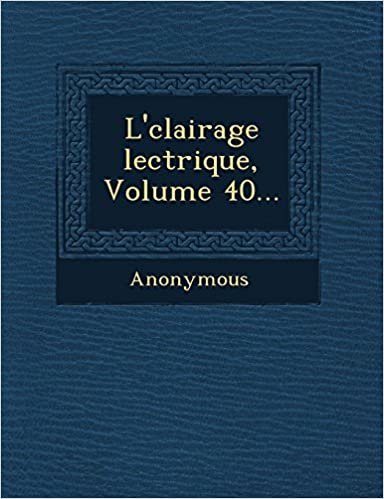 okumak L&#39; Clairage Lectrique, Volume 40...