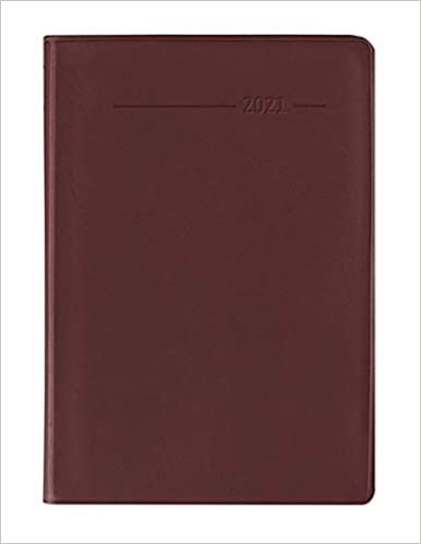 okumak Minitimer PVC rot 2021 - Taschenplaner A6 - 1 Woche 2 Seiten - 192 Seiten - Notiz-Heft - Alpha Edition