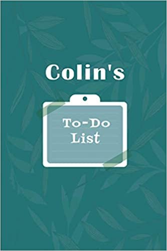 okumak Colin&#39;s To˗Do list: Checklist Notebook | Daily Planner Undated Time Management Notebook