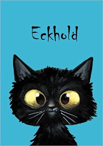 okumak Eckhold: Eckhold - Katzen - Malbuch / Notizbuch / Tagebuch: A5 - blanko