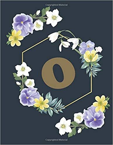 okumak O: Calla lily notebook flowers Personalized Initial Letter O Monogram Blank Lined Notebook,Journal for Women and Girls , School Initial Letter O ... bloom wreath with galanthus anemone 8.5 x 11