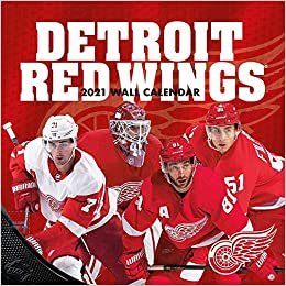okumak Detroit Red Wings 2021 Calendar