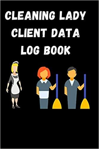 okumak Cleaning Lady Client Data Log Book: 6” x 9” Professional House Cleaning Client Tracking Address &amp; Appointment Book with A to Z Alphabetic Tabs to Record Personal Customer Information (128 Pages)