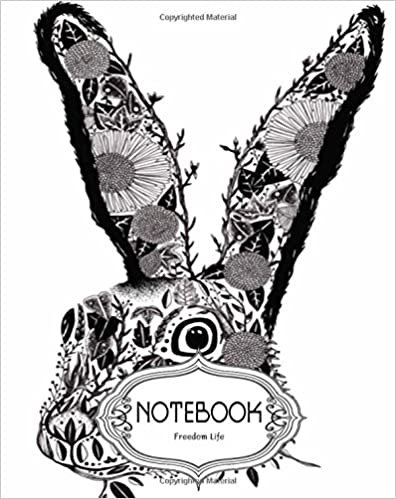 Notebook: Journal Dot-Grid, Lined, Blank No Lined: Flower Rabbit: Pocket Notebook Journal Diary, 120 pages, 8" x 10" (Notebook Journal) تحميل