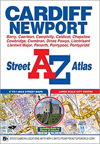 okumak Cardiff &amp; Newport Street Atlas (A-Z Street Atlas)
