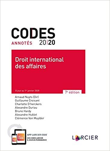 okumak Code annoté - Droit international des affaires 2020: À jour au 1er janvier 2020 (LSB. COD ANNOT)