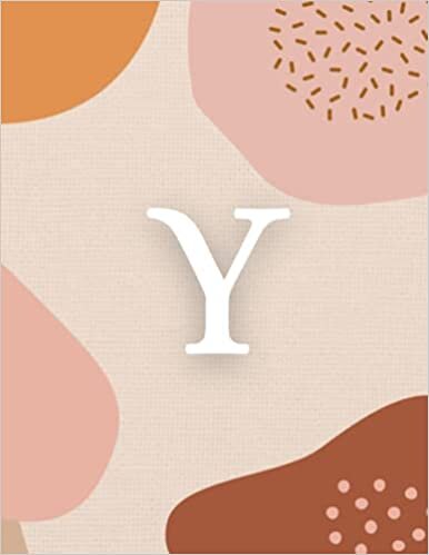 okumak Y: Monogram Lined Journal | 120 Pages | Large 8.5 x 11 inches (Boho Chic Monogram Journals)