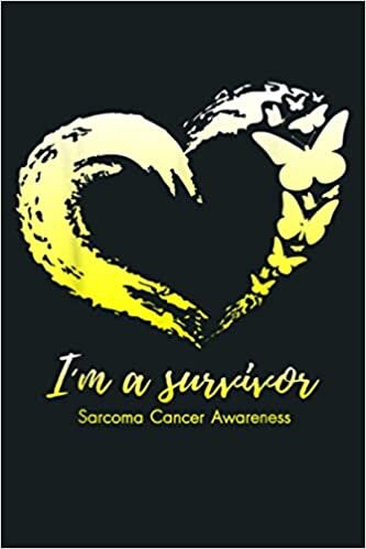 okumak I M Survivor Sarcoma Cancer Awareness Yellow Ribbon: Notebook Planner - 6x9 inch Daily Planner Journal, To Do List Notebook, Daily Organizer, 114 Pages