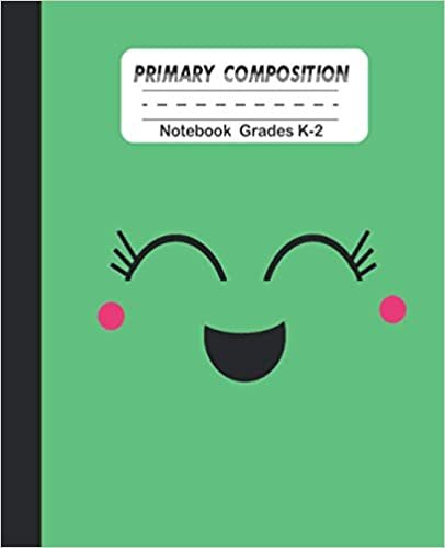 okumak Primary Composition Notebook: Kawaii, Grades K-2 Kindergarten , Cute journal with 100 pages lined of writing and drawing paper