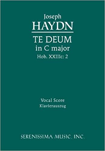 okumak Te Deum in C major, Hob.XXIIIc:2: Vocal score