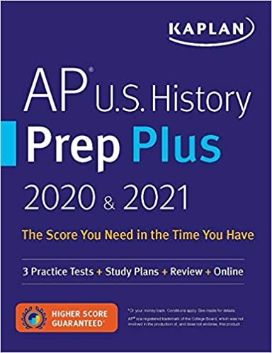 okumak AP U.S. History Prep Plus 2020 &amp; 2021: 3 Practice Tests + Study Plans + Review + Online (Kaplan Test Prep)