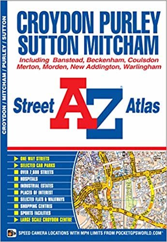 okumak Croydon Street Atlas : Including Banstead, Beckenham, Coulsdon, Merton, Morden, New Addington, Warlingham