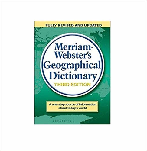 okumak Merriam Webster&#39;s Geographical Dictionary