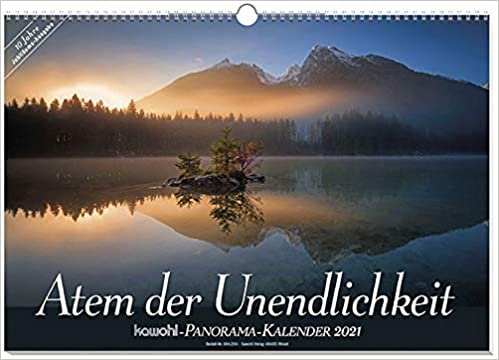 okumak Atem der Unendlichkeit 2021: Panorama-Kalender - Jubiläumsausgabe