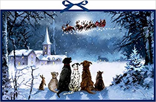 okumak Wandkalender - Wunderbare Hunde-Weihnacht