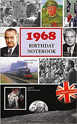 okumak 1968 Birthday Notebook: a great alternative to a card