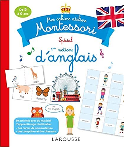 okumak Mes cahiers ateliers Montessori spécial 1ères notions d&#39; anglais