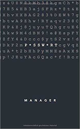 okumak Passwort Manager: Notizbuch für Zugangsdaten mit Register A-Z