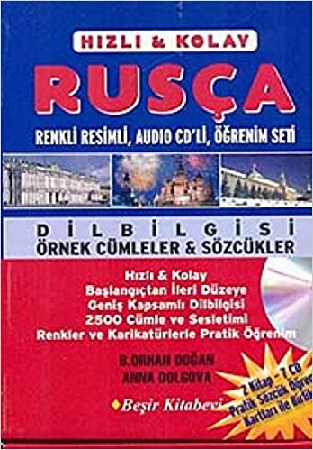okumak Hızlı ve Kolay Rusça Kasetli Öğrenim Seti (2 Kitap - 7 CD): Örnek Cümleler - Sözcükler