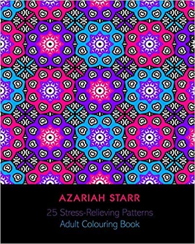 okumak 25 Stress Relieving Patterns: Adult Colouring Book
