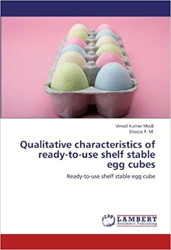 okumak Qualitative characteristics of ready-to-use shelf stable egg cubes: Ready-to-use shelf stable egg cube