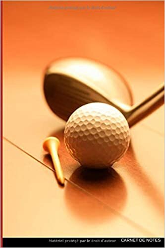 okumak Carnet de notes Passionné Golf: 120 pages, intérieur décoré | caddy, golfeur, green, balle | Cadeau Anniversaire Noël Homme, F, Ado