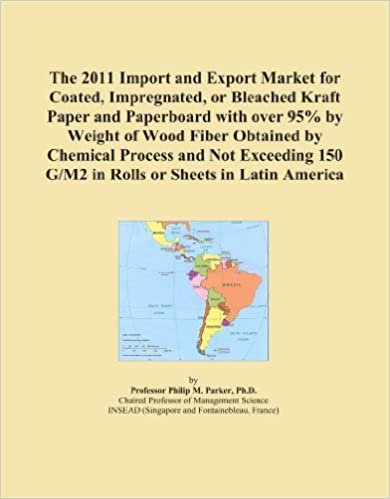 okumak The 2011 Import and Export Market for Coated, Impregnated, or Bleached Kraft Paper and Paperboard with over 95% by Weight of Wood Fiber Obtained by ... 150 G/M2 in Rolls or Sheets in Latin America