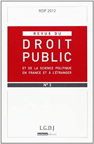 okumak REVUE DU DROIT PUBLIC N 3 2012 (RDP)