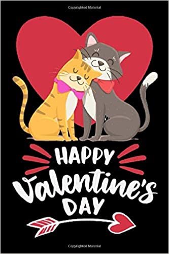 okumak Notebook And Journal: Cute Cat Valentine&#39;s Day Gift Women Teens Girls: Cute Cat Gift for kitten lovers Colorful Art Kitty Adoption